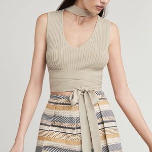 Bcbgmaxazria ribbed top size large nwt